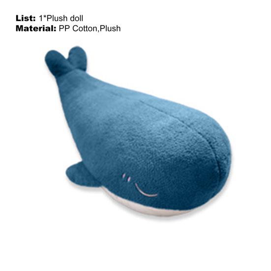 Plush Whale  Doll High Simulation Soft Stuffed Decorative Toy Plush Whale Animal Plush Stuffed Toy for Children