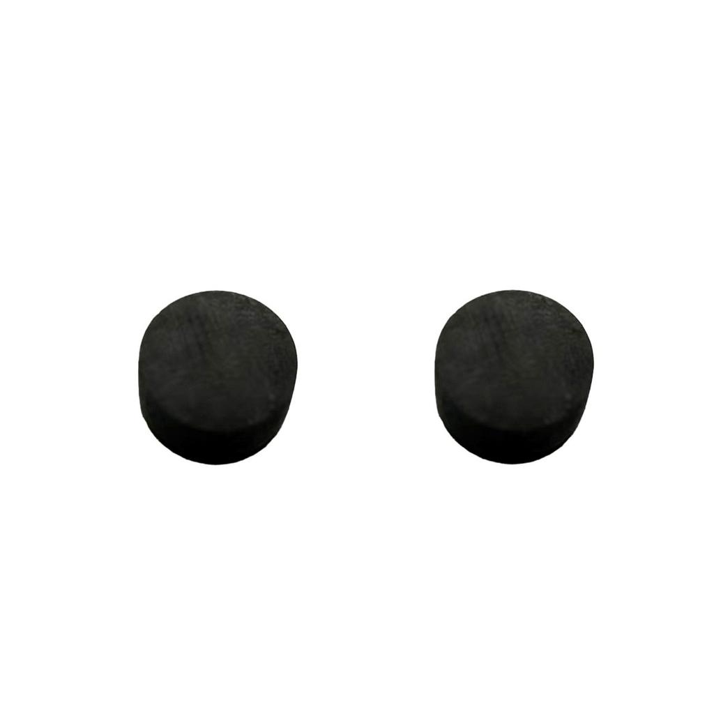 2Pcs Pool Cue Tips with Cattlehide Leather Diameter 14mm Height 8mm