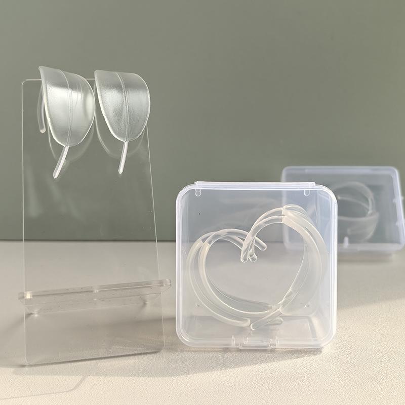 1/2 Pairs/Box Invisible Elf Ear Clips Painless Wearable Ear Support Transparent Ear Fixing Clamps Fantasy Costume Accessories