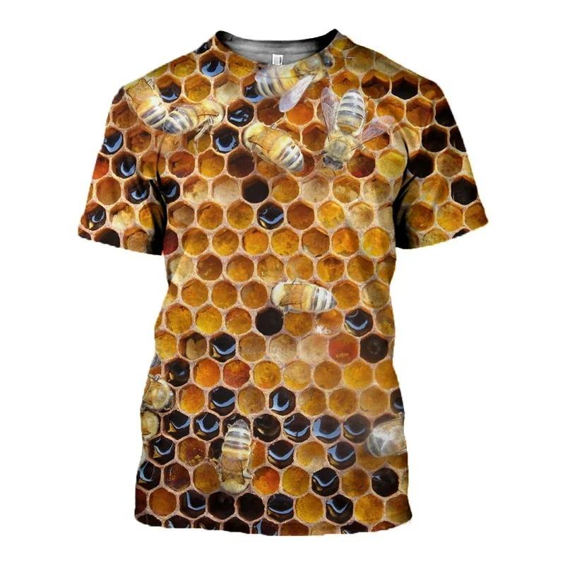 Tričko Insect Bee Grafika pro muže Dámské Oblečení 3D tisk Harajuku Módní Tričko Léto Neformální Streetwear Děti Krátký rukáv