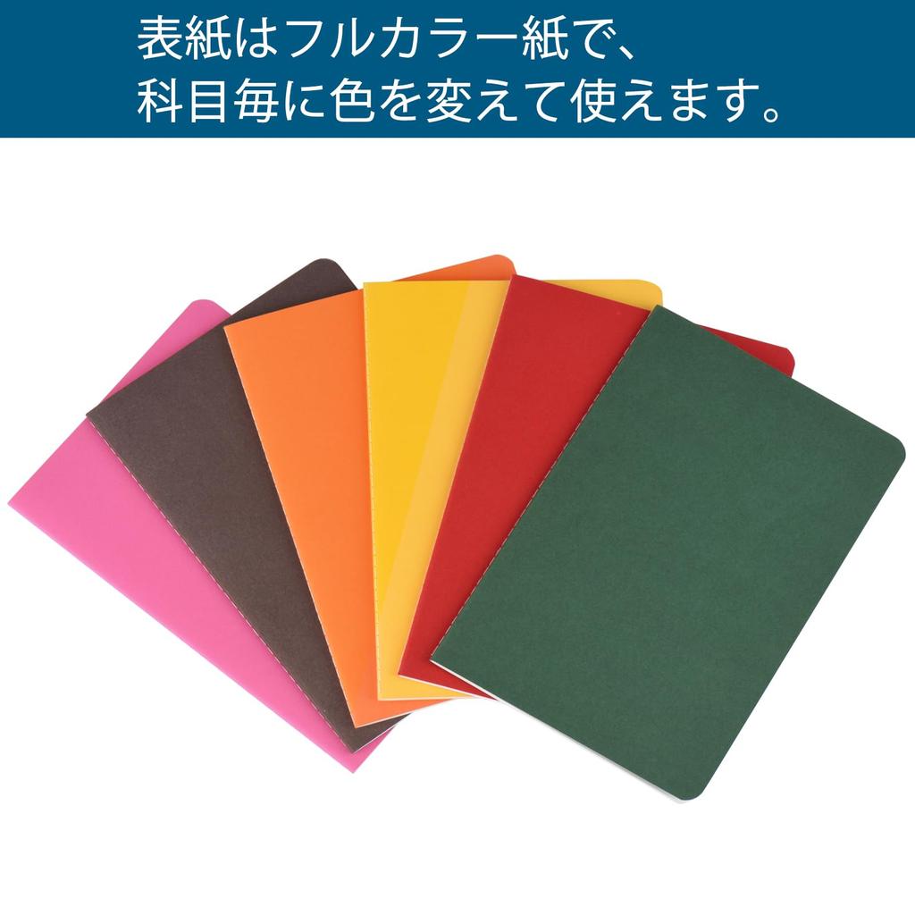 ZCZN Color A5 30 8mm Horizontal 6 Notebook Notebook, Thread-Bound, Size, Sheets, Ruled, Colors, 12-Pack, Office, Study, Planner, (Neon Colors)