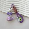 Acrylic Dolphin Bag Pendants Cartoon Woven Rope Pendant Fashion Whale Keychain  Toys