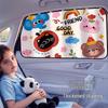 Magnetic Car Sun Shade with Cartoon Pattern – Universal Fit for Summer Sun Protection