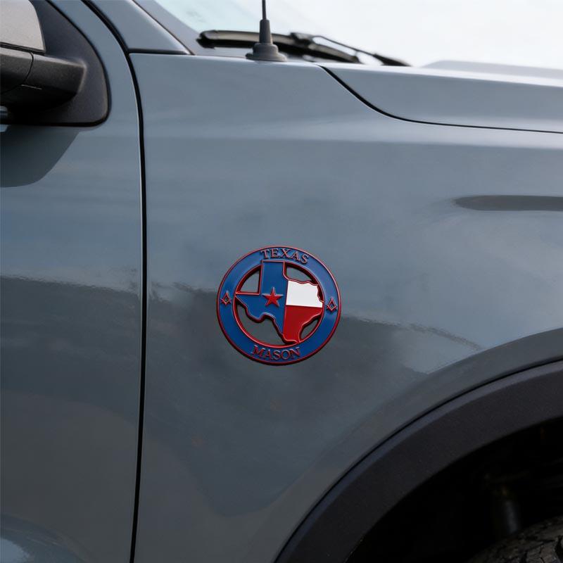 3D Metal Texas Badge For Vehicle J-EEP Wrangler R-aptor SUV Modification Accessories
