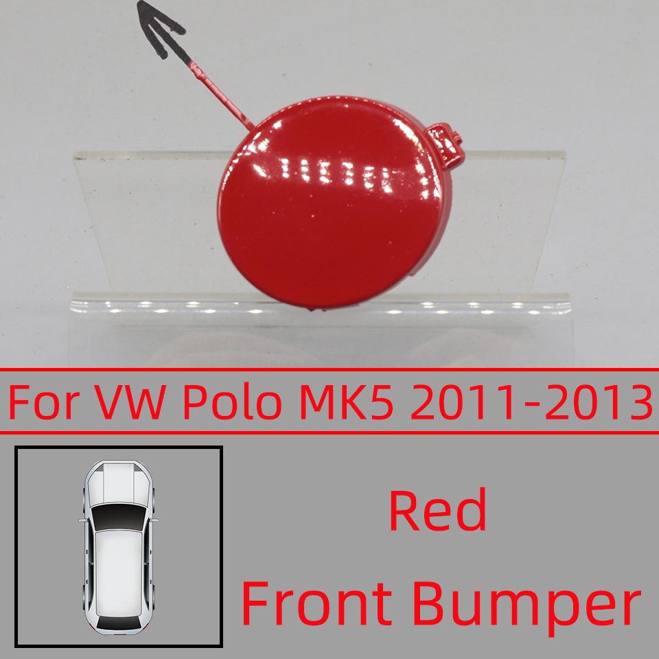 Auto Front Bumper Towing Hook Eye Cover Cap For Volkswagen VW Polo MK5 2011 2012 2013 Tow Hook Hauling Trailer Lid 6R0807241A