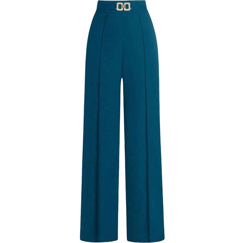 Women High Waist Loose Wide Leg Casual Commute Business Dress Pants