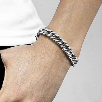 Glow Jewelry: Stainless Steel Men'S Bracelet, Titanium Steel Bracelet, Fashion Jewelry, Gift Thick Chain