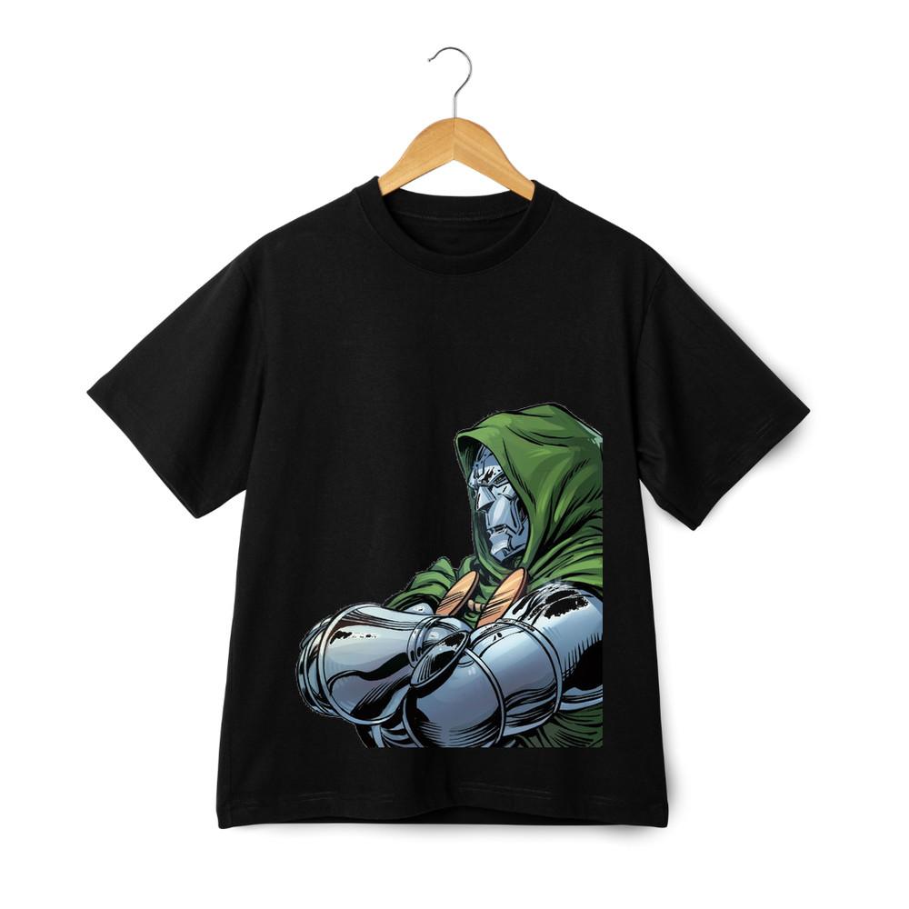 

Doctor Doom T-Shirt - Fantastic Four Villain Arms Crossed Graphic Unisex Tee 2XL