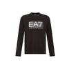 EA7 FW22 Letter Pattern Number Print Crew Neck Long Sleeve T-Shirt Men Tops Black 6LPT64-PJ03Z-200