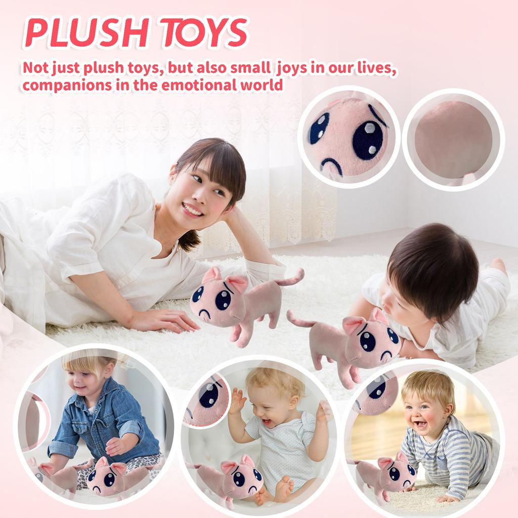 Cute Cat Plush Toys Are Suitable For Both Boys And Girls As Gifts, Exhibitions And Room Decorations