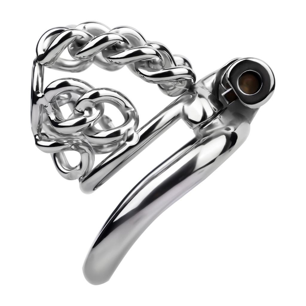 Stainless Steel CB Lock Metal Chastity Lock Male Penis Cage Chastity Gay Sex Toys Cock Ring Urethral Chastity BDSM