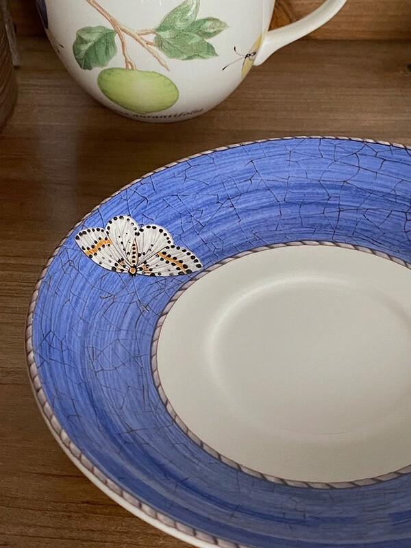 Wedgwood Sarahs Garten Keramik Tasse & Untertasse Set