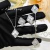 Vintage Italian Style Shell Jewelry Set With Clover Motif - Necklace Bracelet Earrings Women