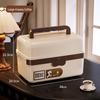 Lockable Storage Box for Home & Valuables, Portable Privacy Document Box for Students and Cars