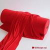 Red Elastic Milk Silk Wedding Decoration Cloth for Stair Railings, Hallway, and Indoor Ceilings