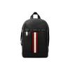 Red And White Striped Leather Shoulder Bag Regular Men Shoulder Bag Black HARI-10