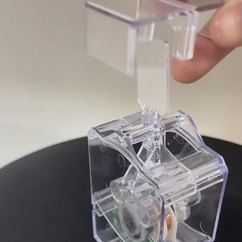 1Pc Auto Swing Display Accessories Creative Acrylic Wobbler Stand Diy Automatically Shake Head Model Car Decoration