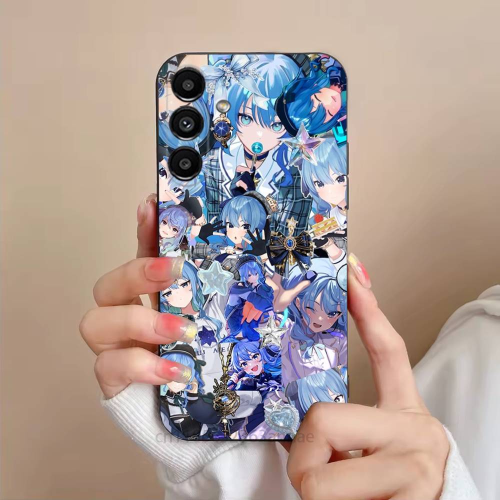 H-Hoshimachi S-Suisei Phone Case For Samsung Galaxy S21 22 23 24 S25 Ultra PlusS20 FE S10 Plus Cover Funda