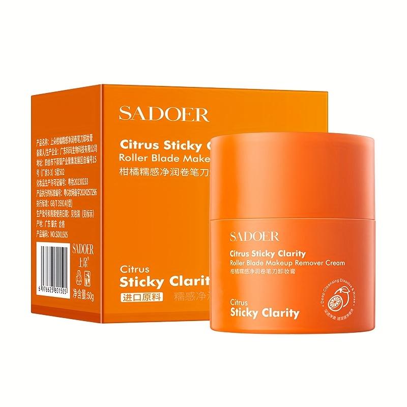 

Цитрусовый стик для снятия макияжа Бальзам для макияжа лица Губы Глаза Большой объем Мягкая точилка Карандаш Бальзам-крем для очищения лица Уход за кожей Cleansing Balm