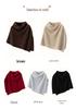 Women's Cashmere Wool Pullover Shawl - Autumn/Winter Coin Stitch Double-Strand Thick Knit