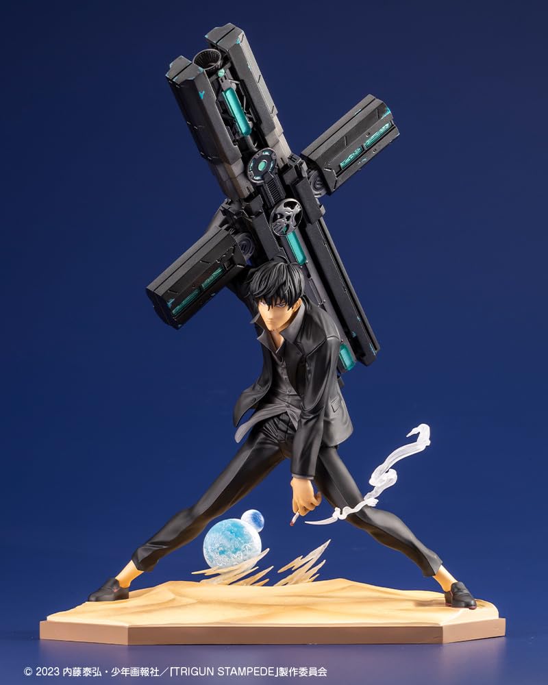 Kotobukiya Trigun Stampede ArtFX J Nicholas Wolfwood Trigun Stampede Scale PVC Figure D. Ver. 1/8 Pre-painted