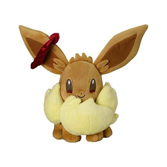 Pokemon Center Original Plush Doll, Eevee (Gigantamax Form), 38x38x37cm (HxWxD)