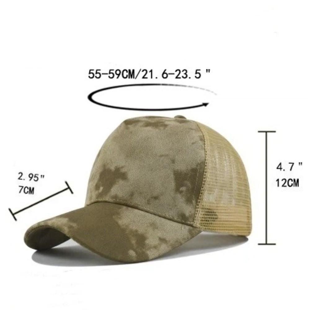 Suede Baseball Cap Breathable Sun Hat Fashion Trucker Hats Women