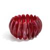 IngeSight.Z 2026 Boho Geometric Acrylic Resin Elasticity Bangles Ring Set Women Vintage CCB Beads Bangle Bracelets Charm Jewelry
