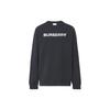 Logo Print Cotton Sweatshirt Black 80529851