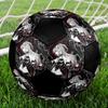 Pallone da Calcio Colorato Cucito a Macchina PVC Misura 5 Pronto per Allenamento di Squadra e Competizione Resistente Alto Rimbalzo Raffreddamento Regalo Sportivo