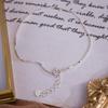 Mimi.J Jewelry 925 Silver Minbox Chain Anklet