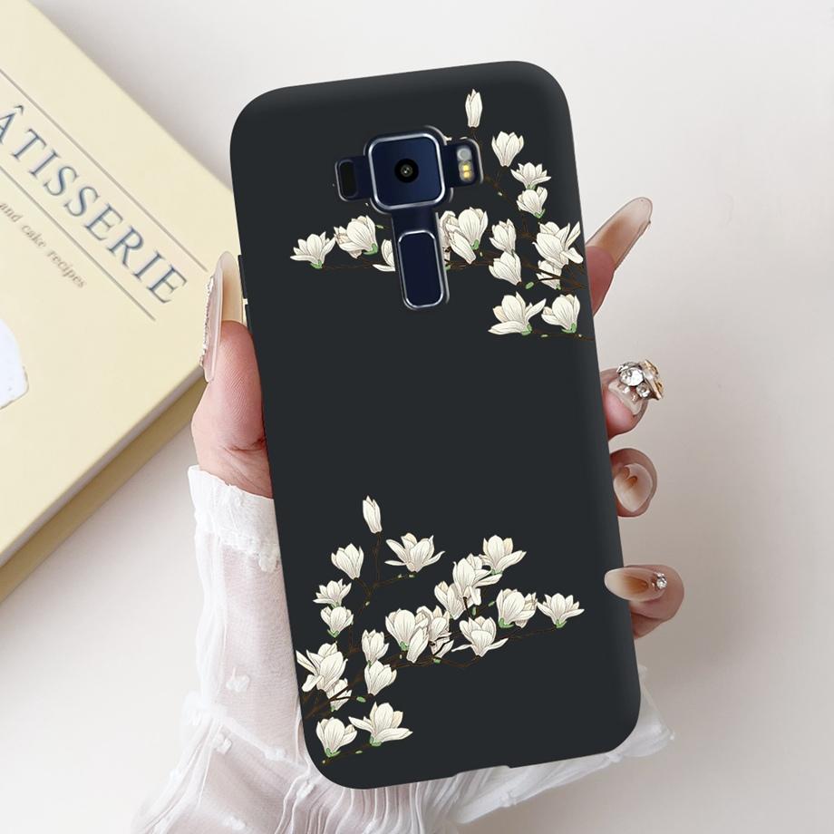 For ASUS Zenfone 3 ZE520KL Z017D 4 Max ZC520KL X008D 3 Max ZC520TL Case Soft Silicone Back Cover Love Heart Butterfly Flower Bag