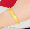 Gold-Plated Adjustable CNC Peacock Bangle - Women's Jewelry