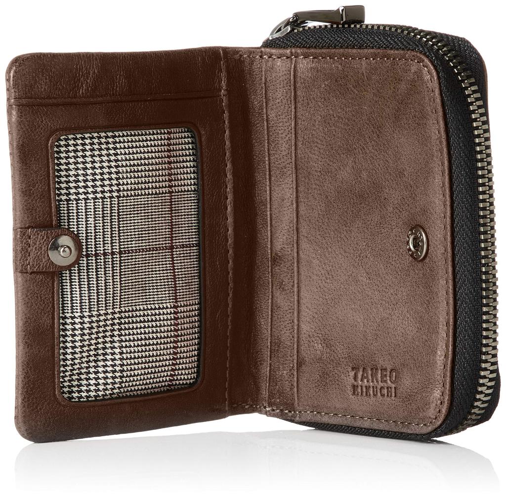 Oyster Accessories Coin Purse Card Storage Compatible 720621 Chocolate [Takeo Kikuchi] Multi-purpose