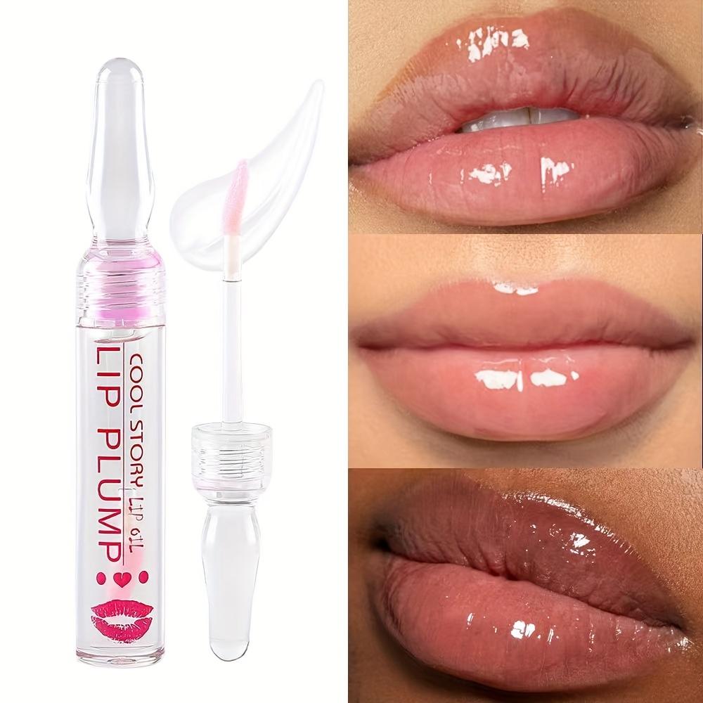 Lip Oil, Moisturizing and Full Lips, Colorful Lip Gloss, Spring and Summer Women's Lip Oil, Lip Fuller Gloss, Moisturizing Hydrating Lip Serum