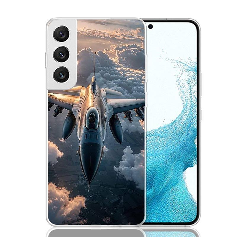 Aircraft Airplane Cool Phone Case For Samsung Galaxy S26 Ultra S23 S24 S25 Edge S20 FE S21 S22 Plus Soft Print Shell Cover Funda
