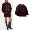 Fall and Winter New Women's Clothing British Style Lapel Long Sleeves Double Breasted Coat Outwear 2033299 9651160