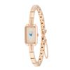 Authorized Dealer Matow Watch Watch Mw005005 Mini Square Rose Gold White [MATOW] Ladies' [Tsuki Seigetsu]