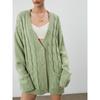 2023 Fall/Winter Trend Women New Casual Loose Knitted Loose Heart Button With Pocket Cardigan Shawls