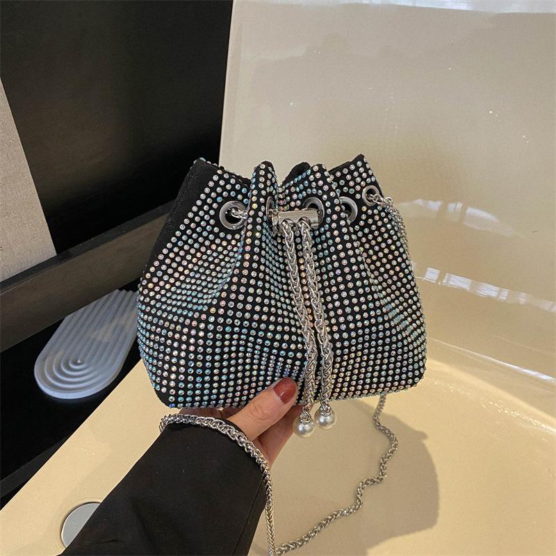 Shoulder Crossbody Handbag Ladies Fashion Casual Versatile Bucket Shape