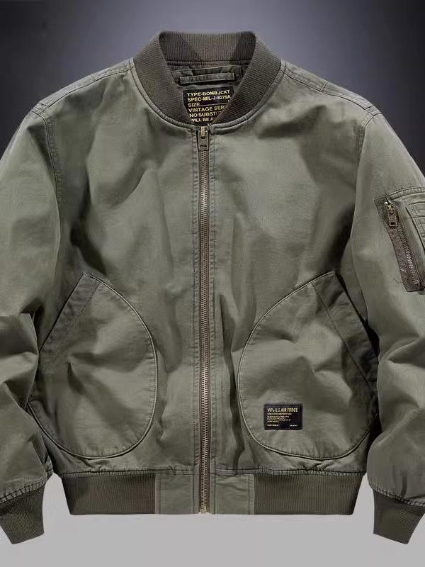 Men's Fashion Baseball Jacket - Spring, Autumn, Winter Casual Pilot Style