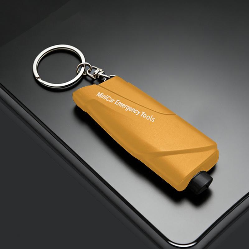 Car Window Breaker, Keychain, Seat Belt Cutter, 3-In-1 Glass Breaker And Seat Belt Cutter, Car Emergency Escape Tools