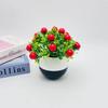 Chili Plastic Cherry Fruit Bonsai With Realistic Design Home Decoration Event