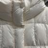 Womens Hooded Down Jacket Winter Warm Thick Puffer Coat Slim Fit Mid-Length With Pocket