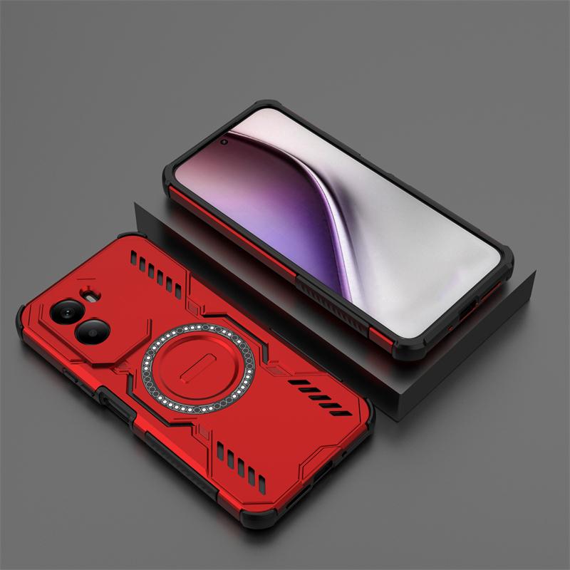 For Xiaomi Poco M7 Case For Poco M7 Plus Anti-knock Magnetic Adsorption Wireless Charge Back Cover For Poco M7 Case 6.9 Inch