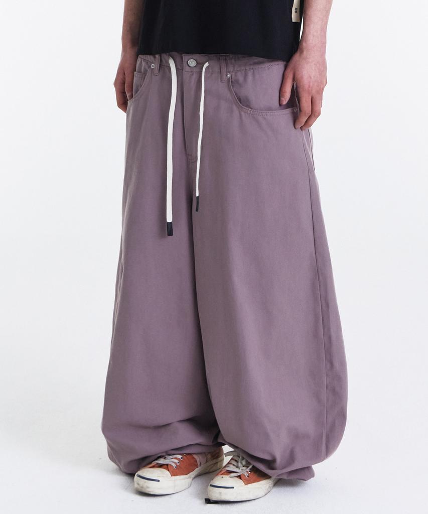 Gicheol Easy Or Easy Balloon Pants (Dark Pink)