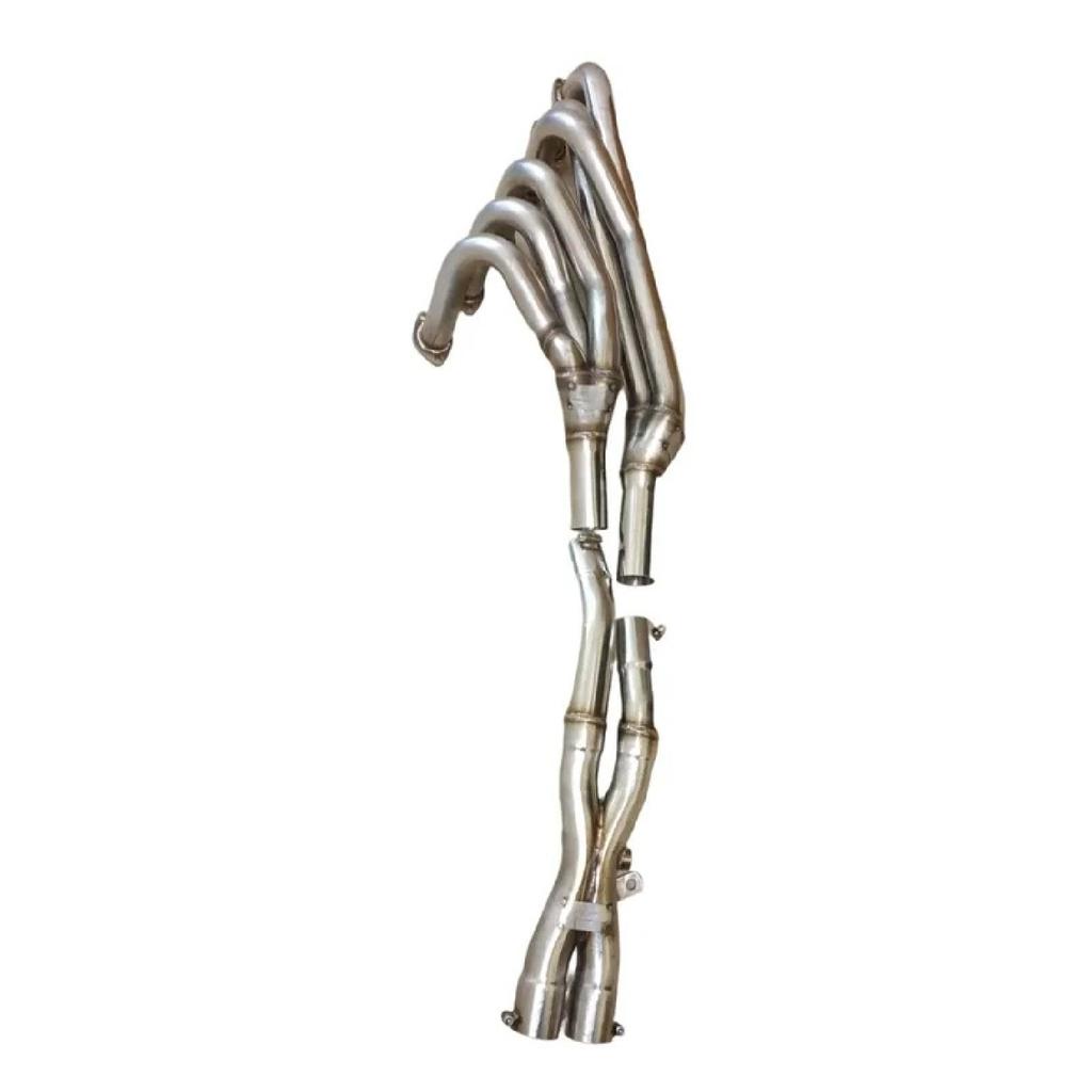 MT001165 EH28003 Edelstahl Krümmer Auspuffkrümmer Silber Für 1988-1993 BMW E30 320i 323i 325i