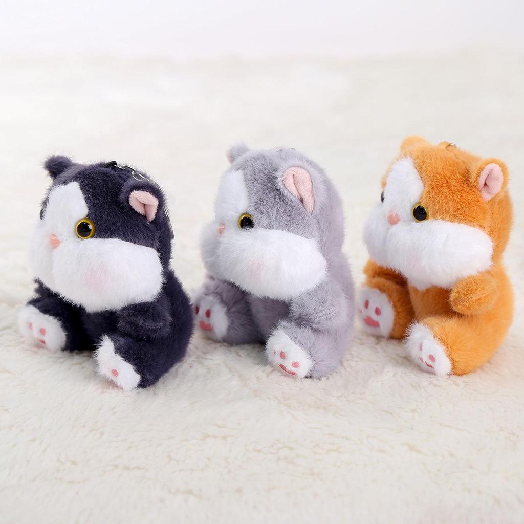 Cat Plush Doll Keychain: Stuffed Toy Pendant, Rag Doll Bag Charm, Birthday Gift for Girls