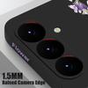 Floral Print Soft Matte Case Cover For Samsung S25 Ultra S24 FE S23 A56 A36 A16 A55 Lens Protection TPU Lanyard Shockproof Silicone Slim Phone Shell