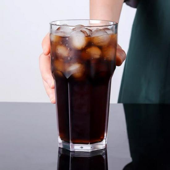 Drop-proof 500ml Frosted Acrylic Beverage Cup for Tea, Juice, Beer, and Milk 200ml Frosted